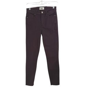 PAIGE Hoxton Ankle Jeans‎ Womens 25 Plum Skinny Stretch Pants